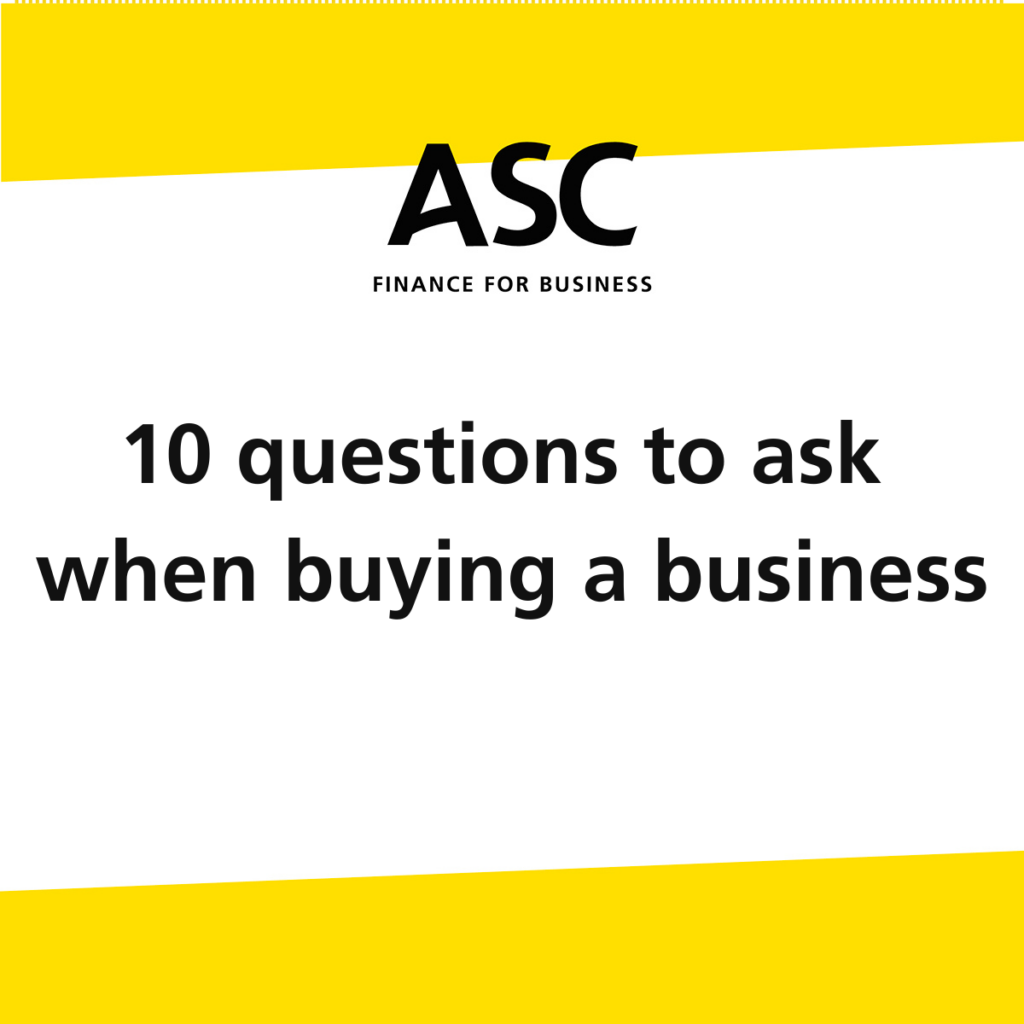 10 questions to ask when buying a business