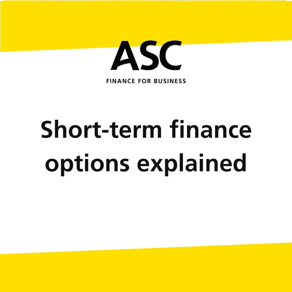 Short-term finance options